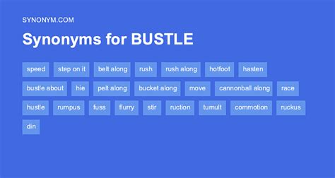 bustling synonym|BUSTLING Synonyms 